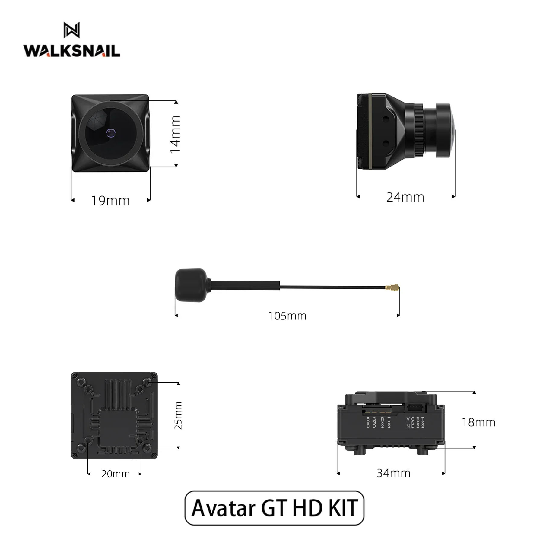 Walksnail Avatar GT HD KIT 2W  - Drone Kit Fpv review and price