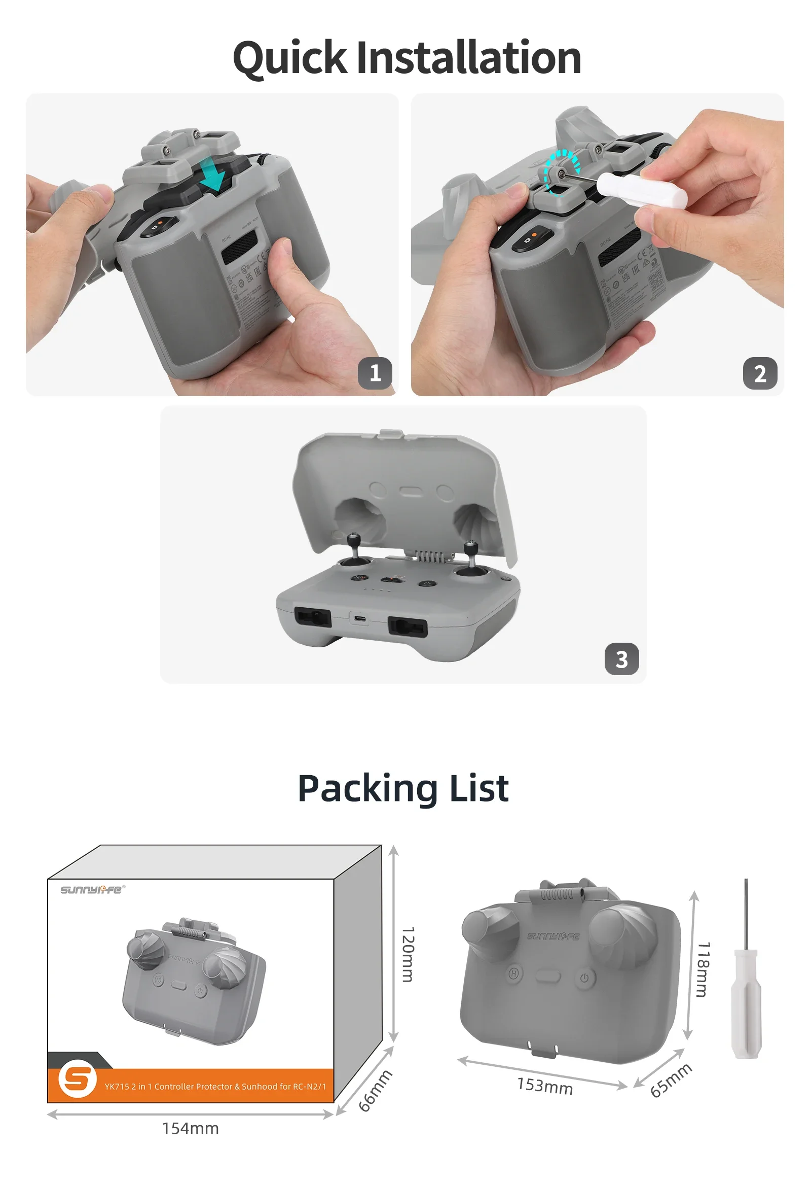 2 in 1 Controller Protector Su - Dji Drone Mini 3 review and price