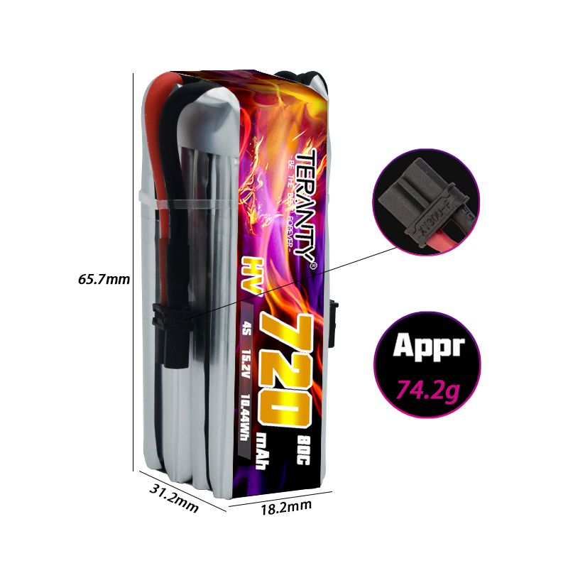 TERANTY 720mAh 4S 15.2V HV Lip - Drone Kit Fpv review and price